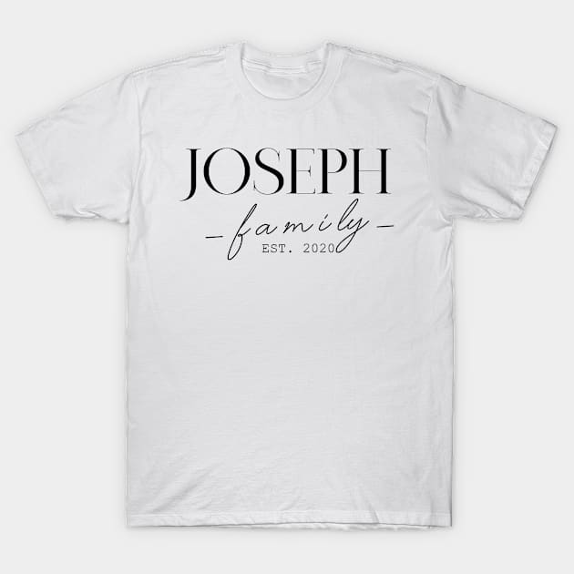 Joseph Family EST. 2020, Surname, Joseph T-Shirt by ProvidenciaryArtist